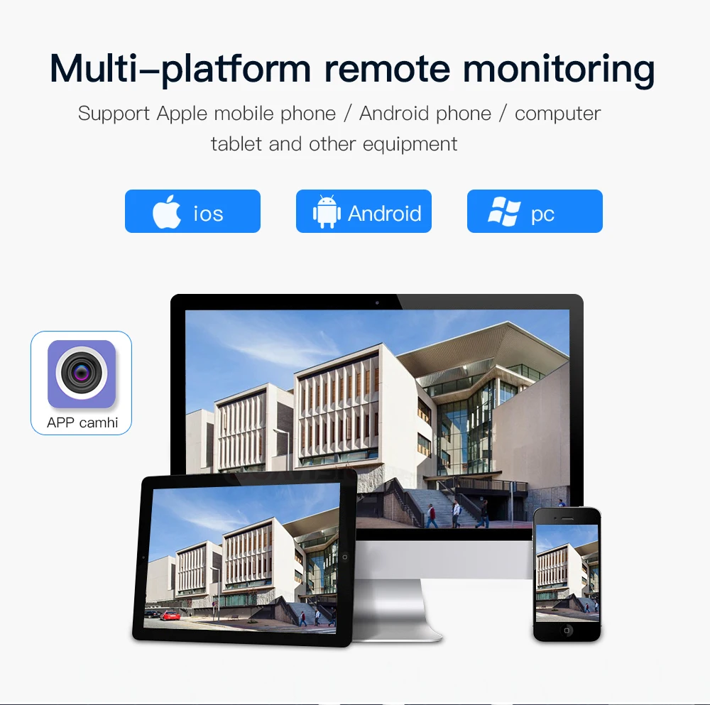 Computer Camhi Pro For Pc 5MP Camhipro Wifi IP Camera Outdoor Auto