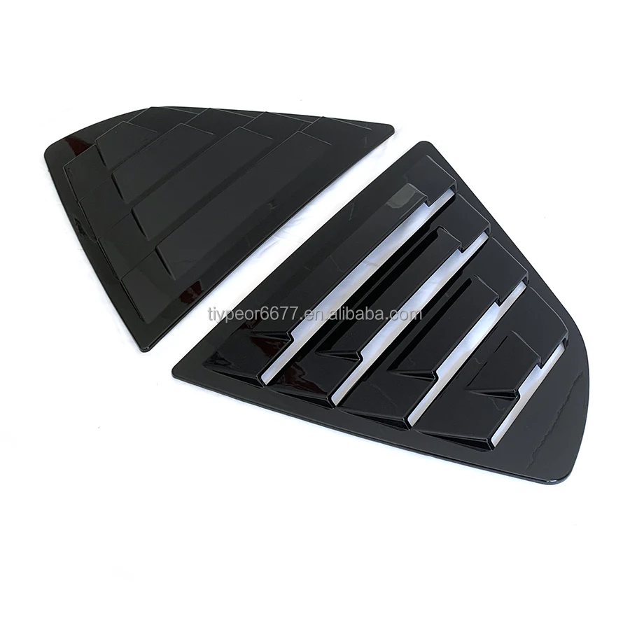product for toyota camry 2018   2023 accessories sporty car auto exterior rear side window louvers air vent scoop shadestrim blinds-4