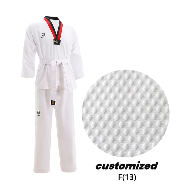 High Quality Custom Logo WTF Gyeorugi Uniforms Adida Same Quality Custom OEM Fighter Taekwondo Dobok Martial Arts Equipment