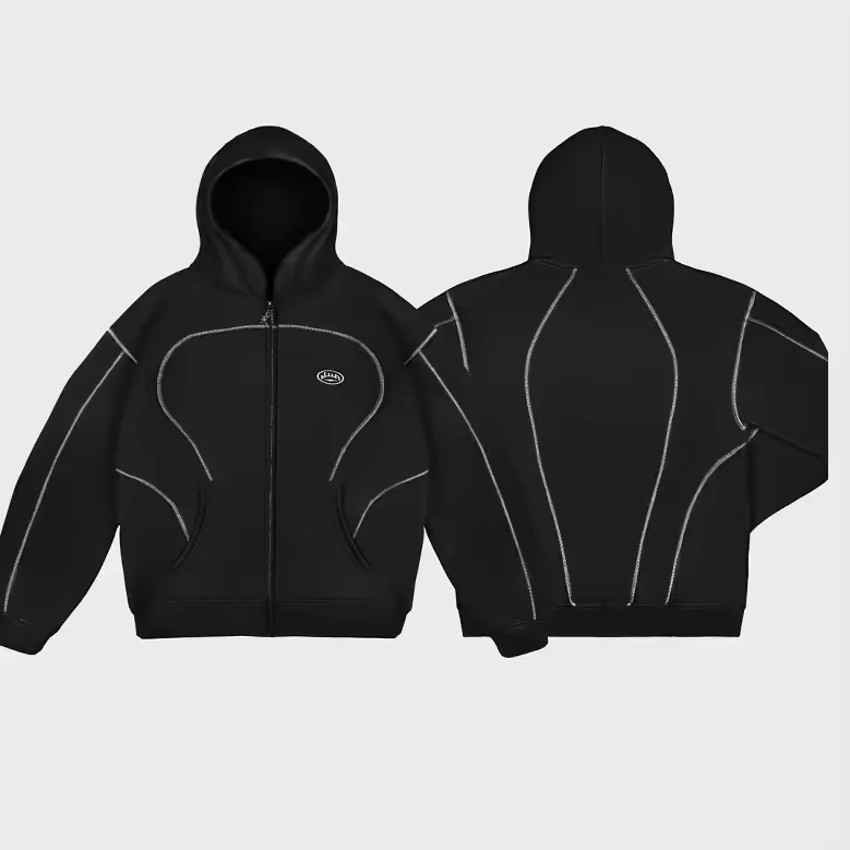 SALATI Custom 100% Nylon Blank Heavyweight Baggy Fleece Tracksuit Jogging Suit Hoodie and Sweatpants Sets Men Sweatsuits gallery 4