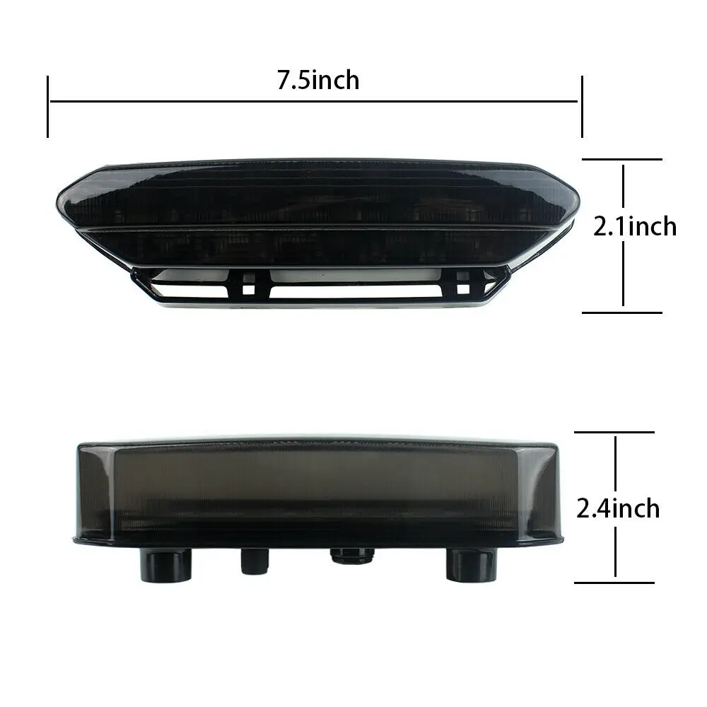 Atv/utv Parts & Accessories Smoke Lens Led Taillight Assembly Brake