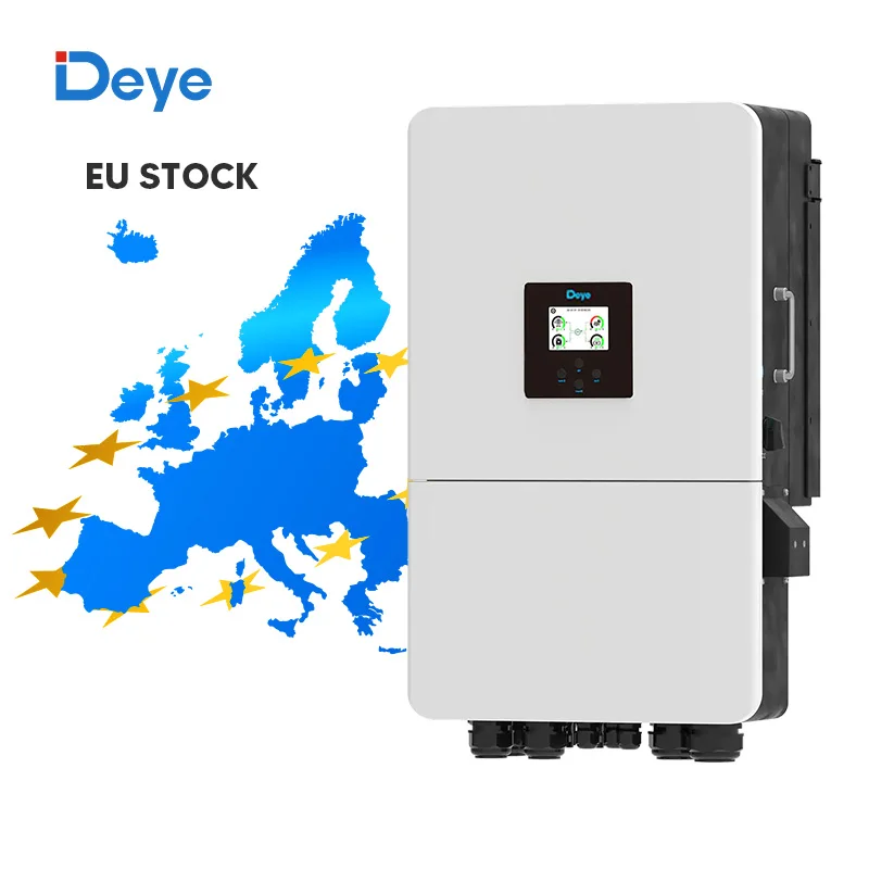 EU Warehouse Deye Hybrid Solar Inverter 12kw 3 Phase 6kw 8kw 10kw 20kw Deye for Home Solar System Mppt Solar Charge Controller
