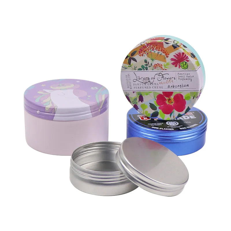 Jar Tin 10g 15g 30g 50g Empty Cosmetic Aluminum Jar Metal Tin For Cream Packaging Jar