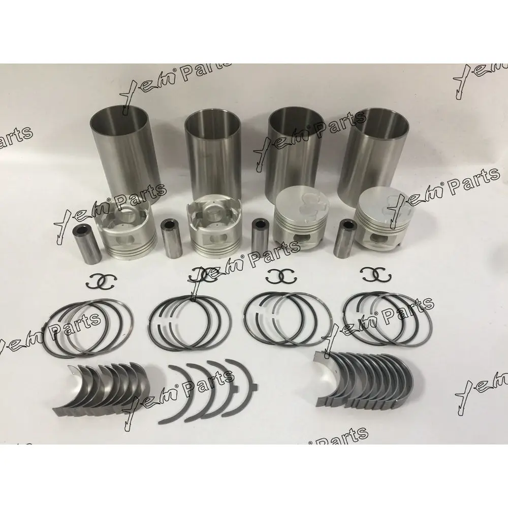 Repair Kit With Piston Rings Liner Bearings Set Fit for Toyota 2L Engine Spare Parts