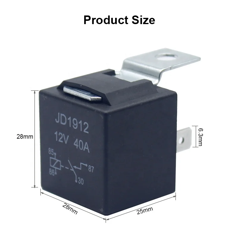 New 12V 24V 40A SPDT DC Power Auto Battery Relay 4 Pin Car Relay
