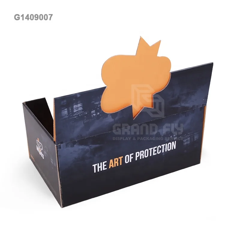 High Quality Retail POS Cardboard Counter Display PDQ Tray Display Boxes Pallet