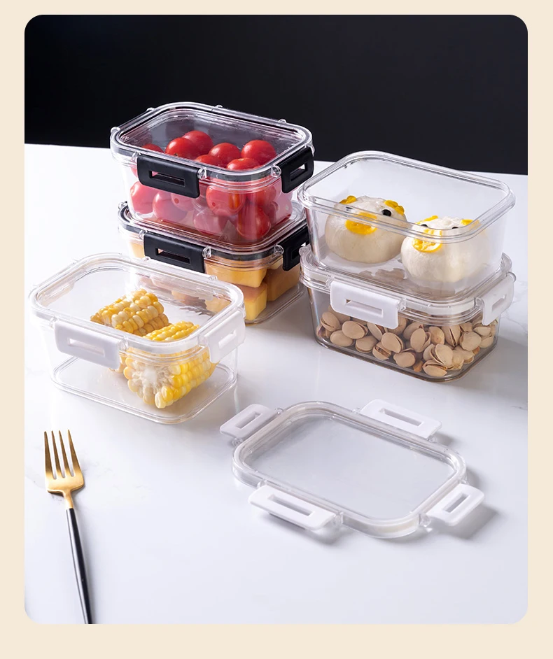 Plastic Organizer Storage Box Multifunctional Fruit Sealed Box  Lunch Box Wholesale Food Storage Containers supplier