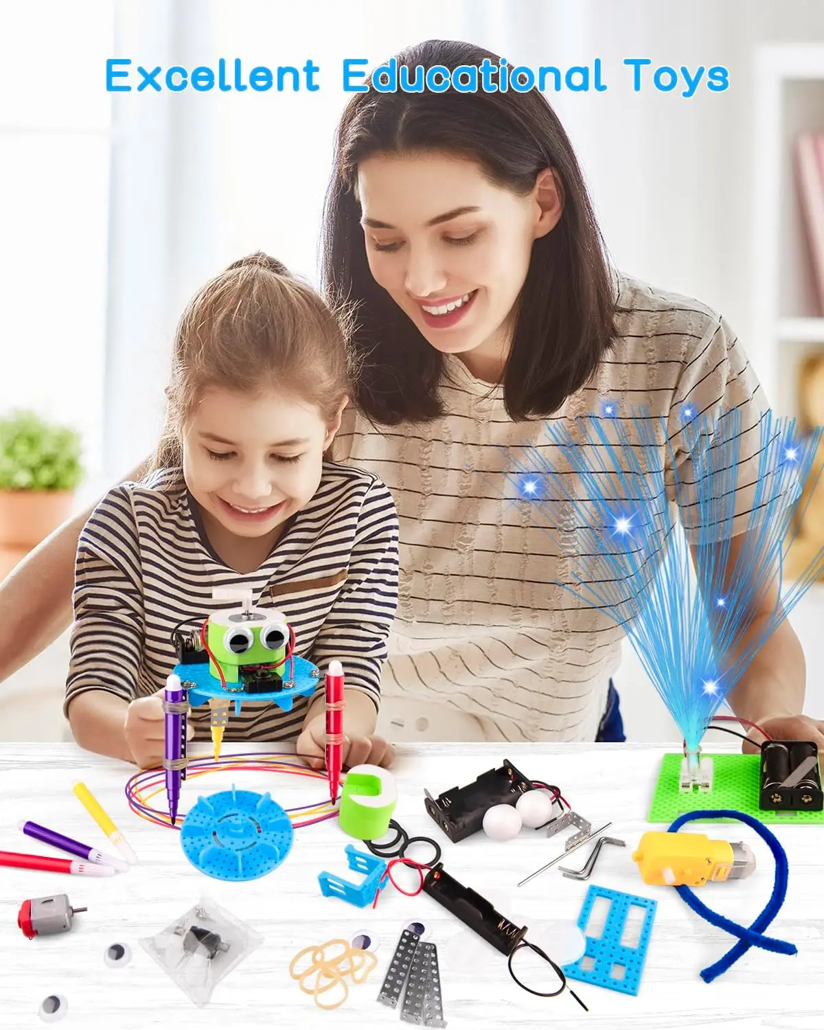 6 in 1 Stem Kits Robotics Science Kits for Kids STEM Educational Toys Science Kits Stem Learning Toys