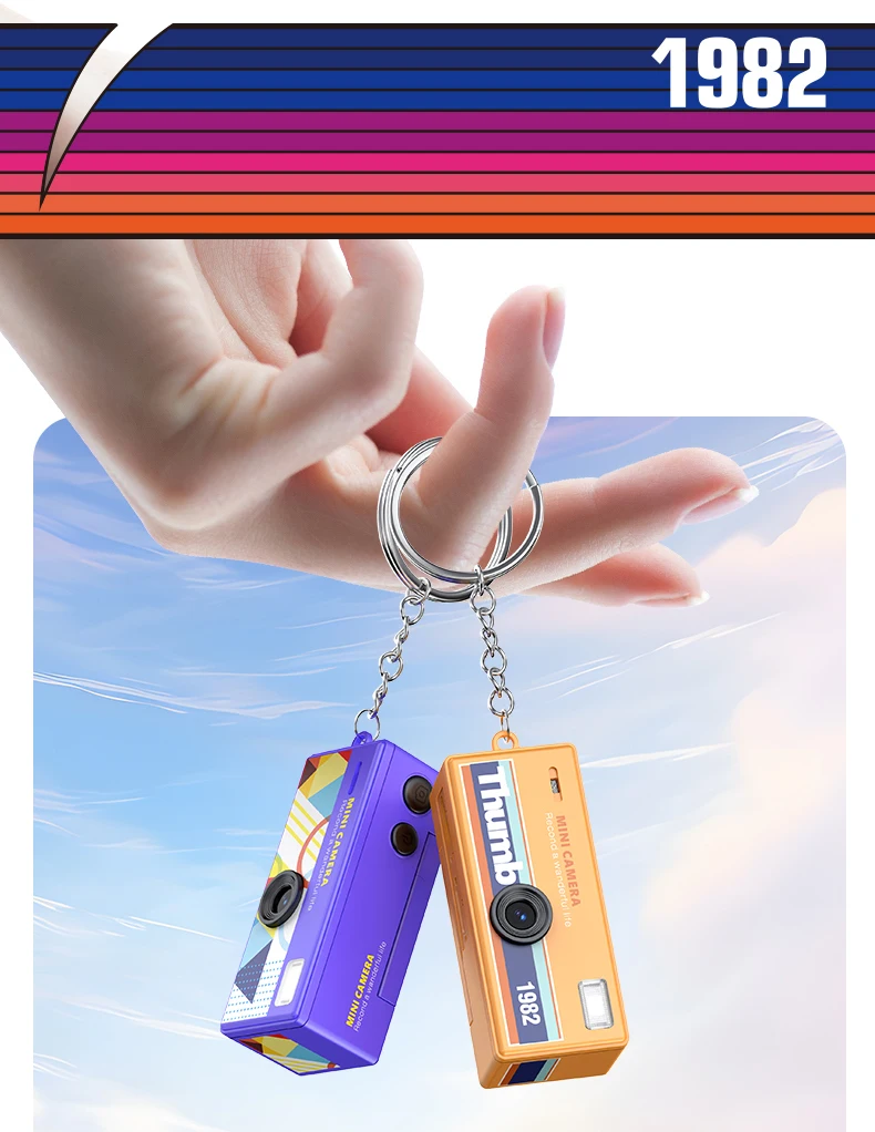 LK-030 Retro Miniature Compact Thumb Camera - Pocket Campus Outdoor Video Camera - Perfect for Taking Photos on the Go
