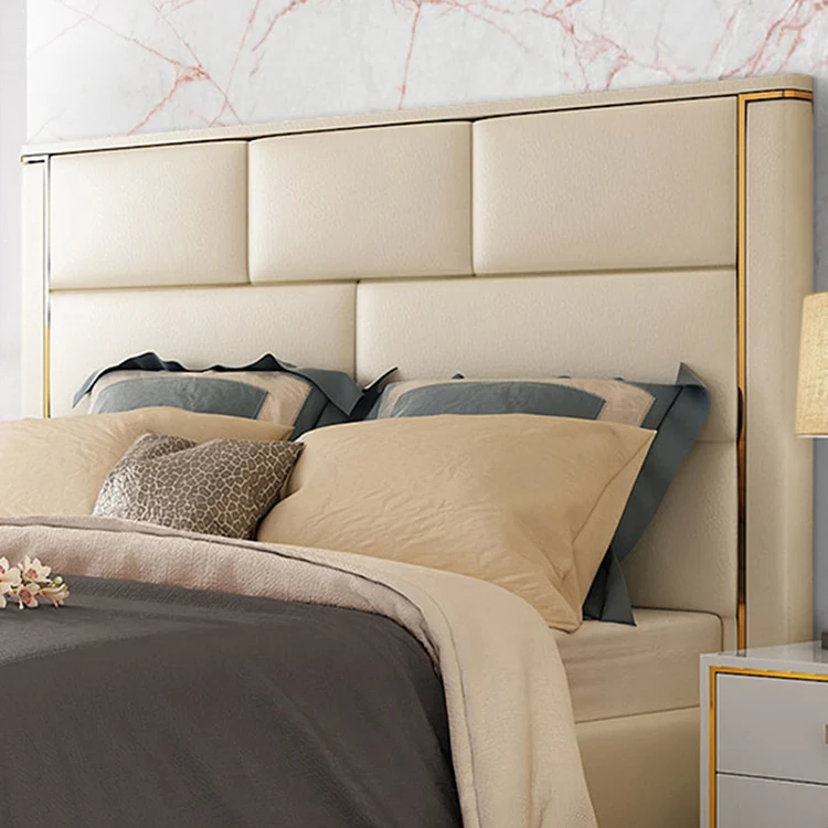 Australian Classical Luxury Solid Wood Bedroom Furniture Beds King Size Simple Stylish Bed