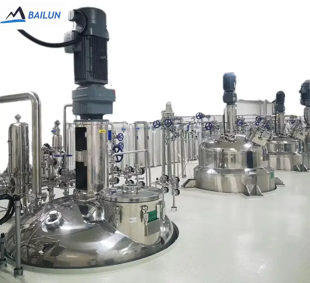 EU standard High quality 5T Mechanical stirring Stainless steel Bioreactor for Industrial fermentation