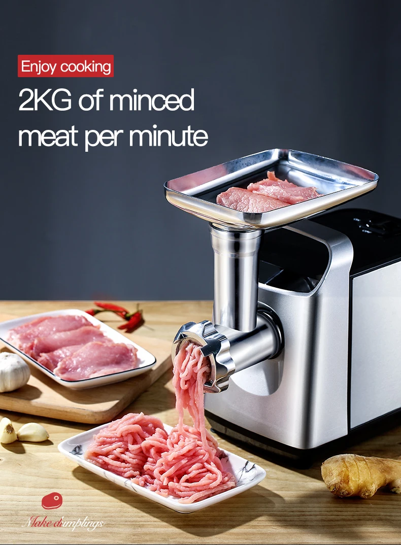 Electric Sausage Used Meat Grinders Machine Stainless Steel Food