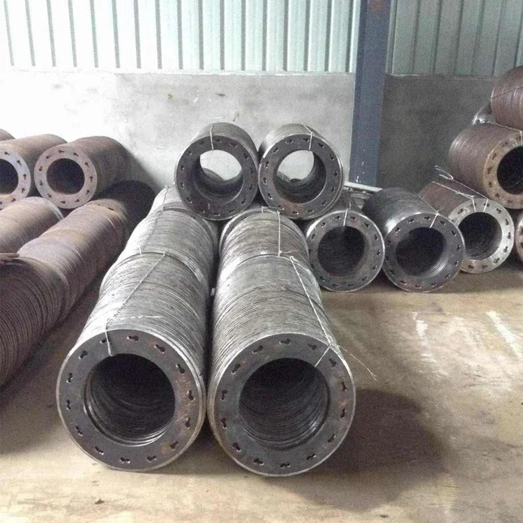 Thailand carbon steel round flange end plate for spun pipe pile manufacture