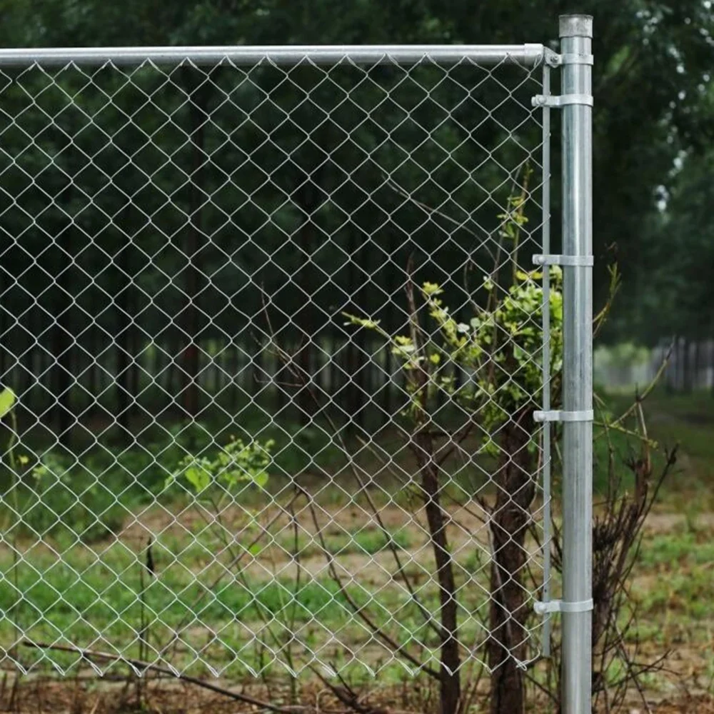 PVC Coated 1.5 Inch Chain Link Fence Factory Direct Supply Heavy Duty Chain Link Fence Wire Galvanized Chain Link Fence