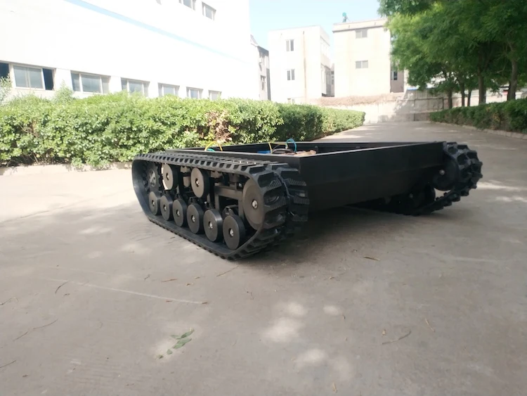Mobile Robot Platform Intelligent Robot Rubber Track Caterpillar Crawler Chassis Rubber Track Snow