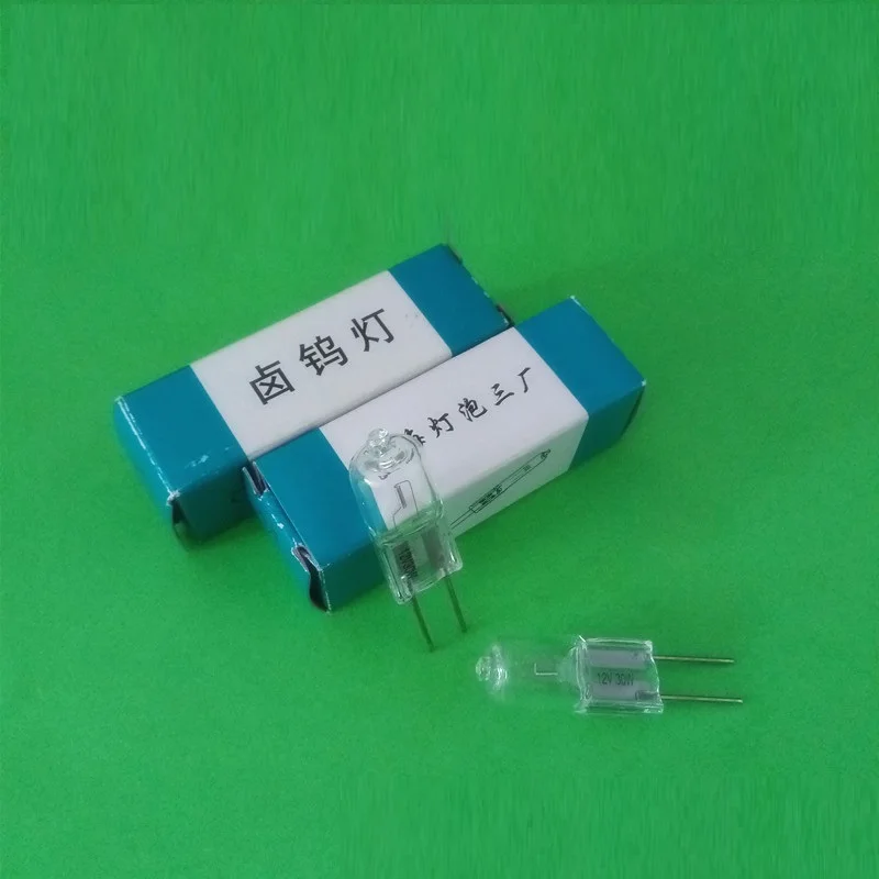 Лампа для микроскопа HoneyFly G6.35 12 В 30 Вт спектрофотометр галогенная лампа Кварцевая 722N 752N 7230 г