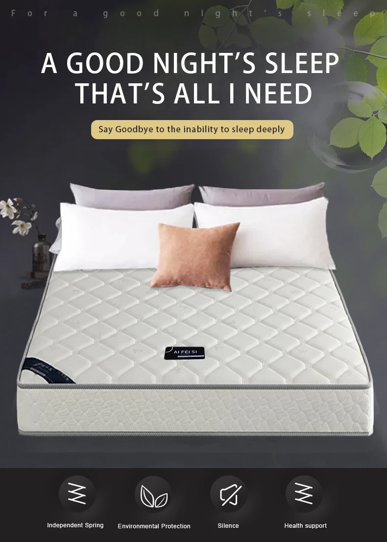 Five-star hotel natural latex mattress independent spring mattress homestay apartment home decoration custom mattress