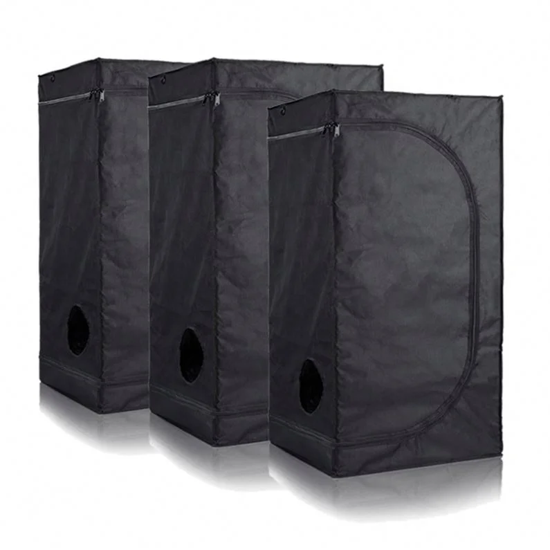 80×80×160cm 室内水耕栽培用グロウテントキット、完全金属フレーム反射