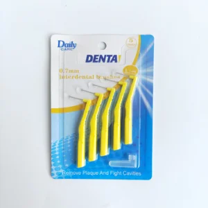 Daily Care 0.6mm L Shape Orthodontic Steel Wire Interdental Brushes Clean Teeth Brace Cleaning Brushes Custom Dental Floss Picks