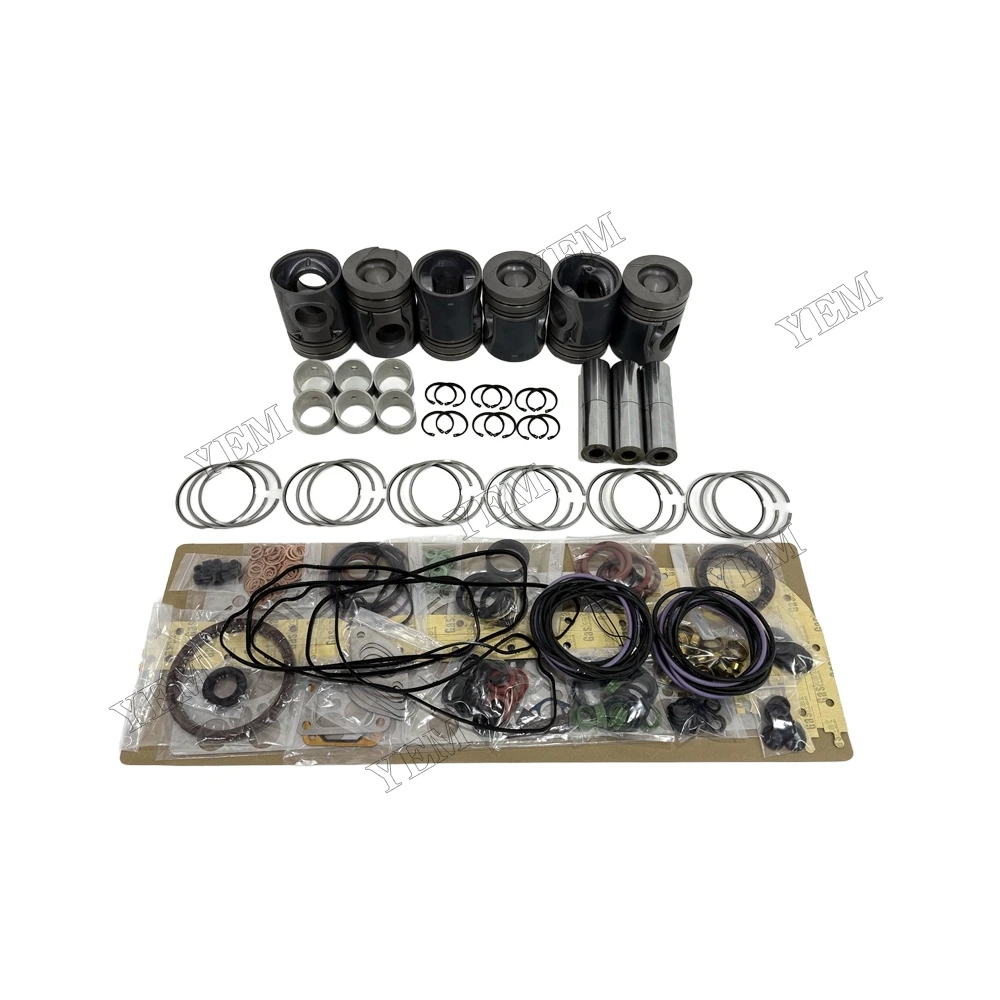 Piston And Piston Rings Assembly Overhaul Kit for Volvo TAD741GE OEM Engine Parts