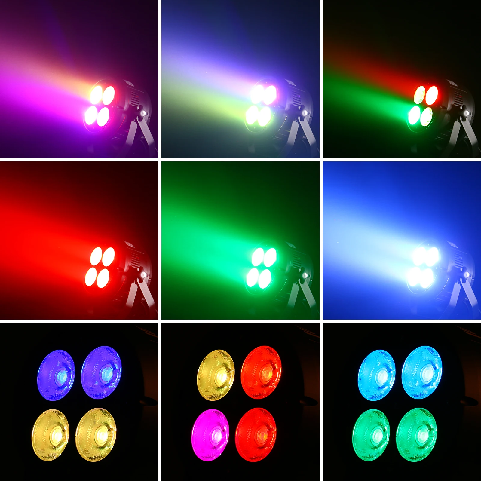 U.King LEDパーライト 3個セット Amazon.co.jp: U`King 11Wx18 LED ステージライト ディスコ