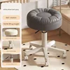 Tabouret de maquillage et de coiffure gris clair