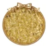 Transparent glass beads - yellow