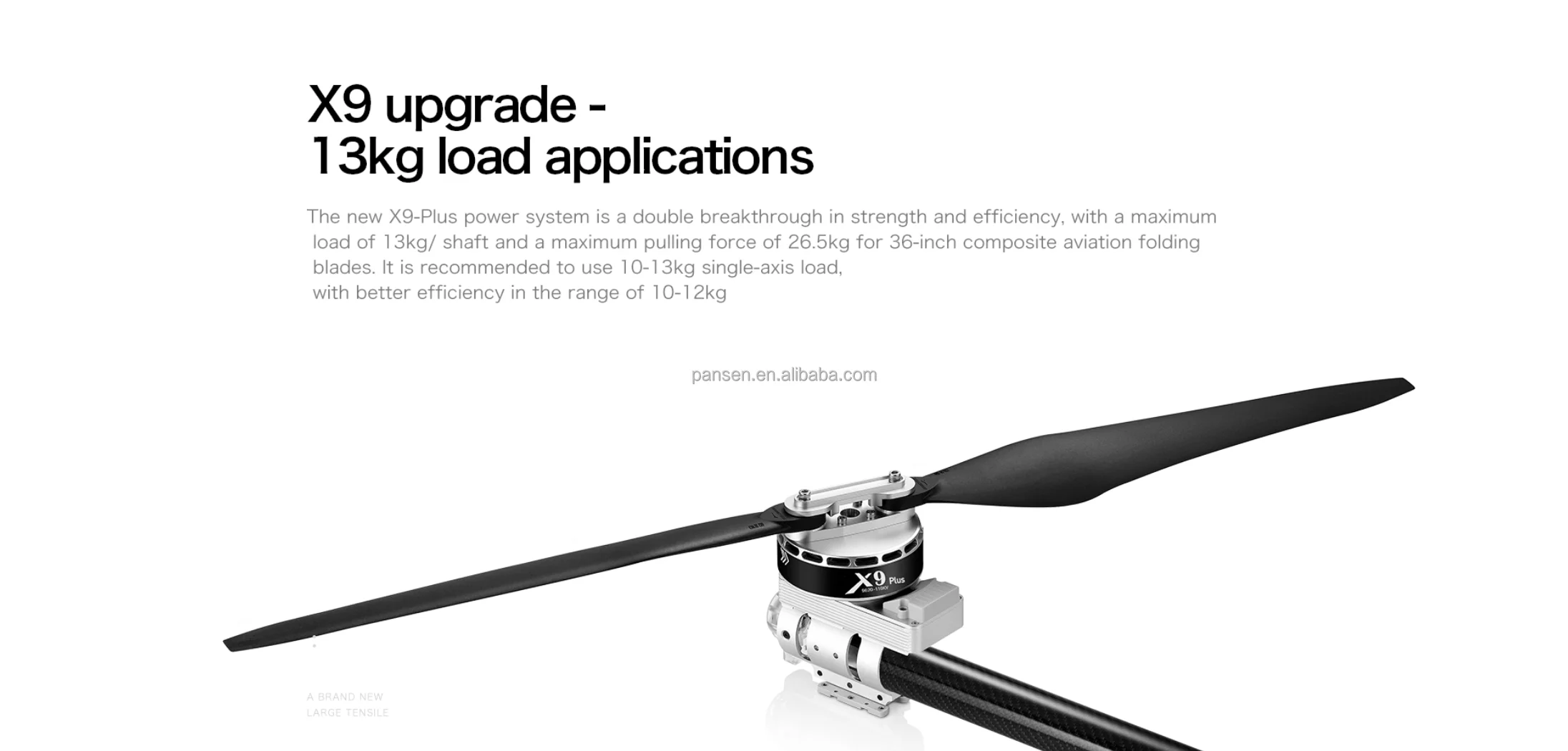 Hobbywing Brandnew X9 Max Power System Maximum Load 15kg For Diy 20l