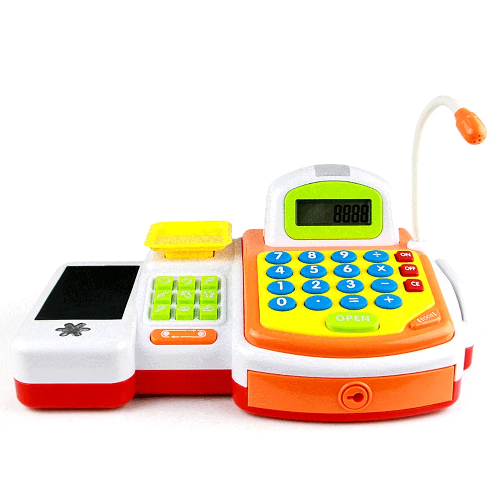 Детские Обучающие ресурсы для ролевых игр, детский супермаркет, кассовый аппарат, игрушка/