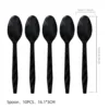 Black  spoon*10pcs