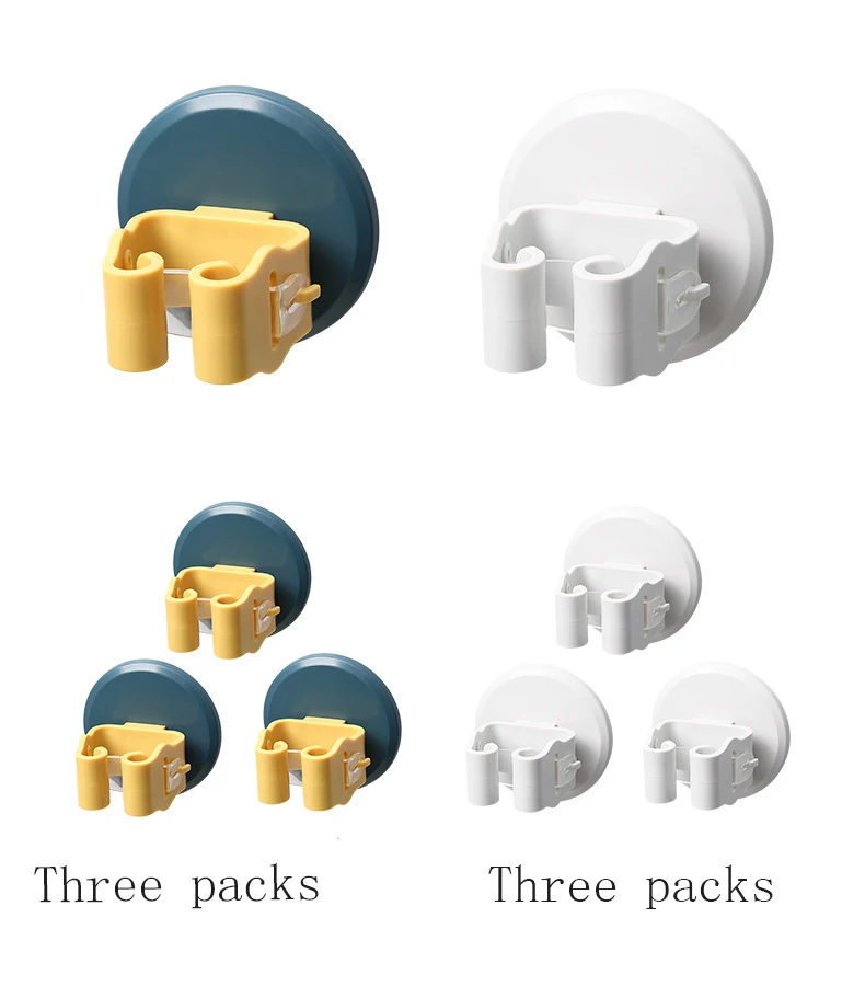 
 Высококачественный самоклеящийся АБС-материал с тремя нагрузками, подходит для ванной и кухни, настенный держатель для швабры и метлы, 2021  