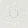 25mm aperture key ring - white