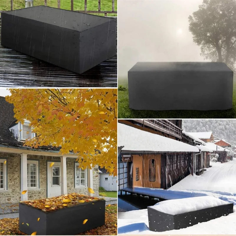 Водонепроницаемый пылезащитный Индивидуальный размер 600D Оксфордский Чехол Прочный чехол для стула патио Чехол для мебели