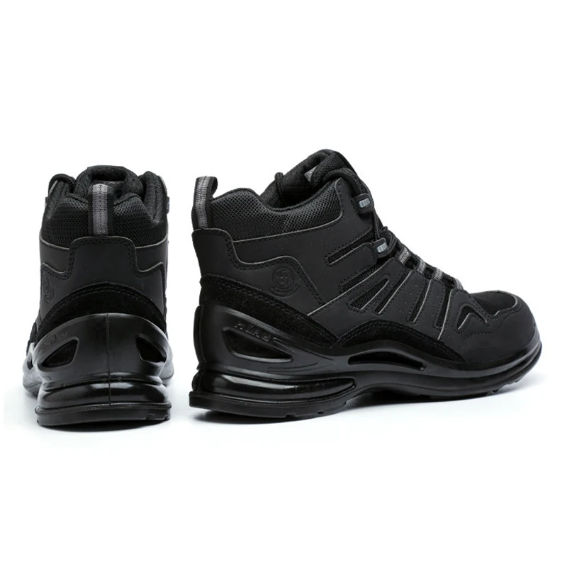 Israel Quality Steel Toe Work Boots Cheap Mid Cut Factory Appliion for Autumn and Winter Seasons