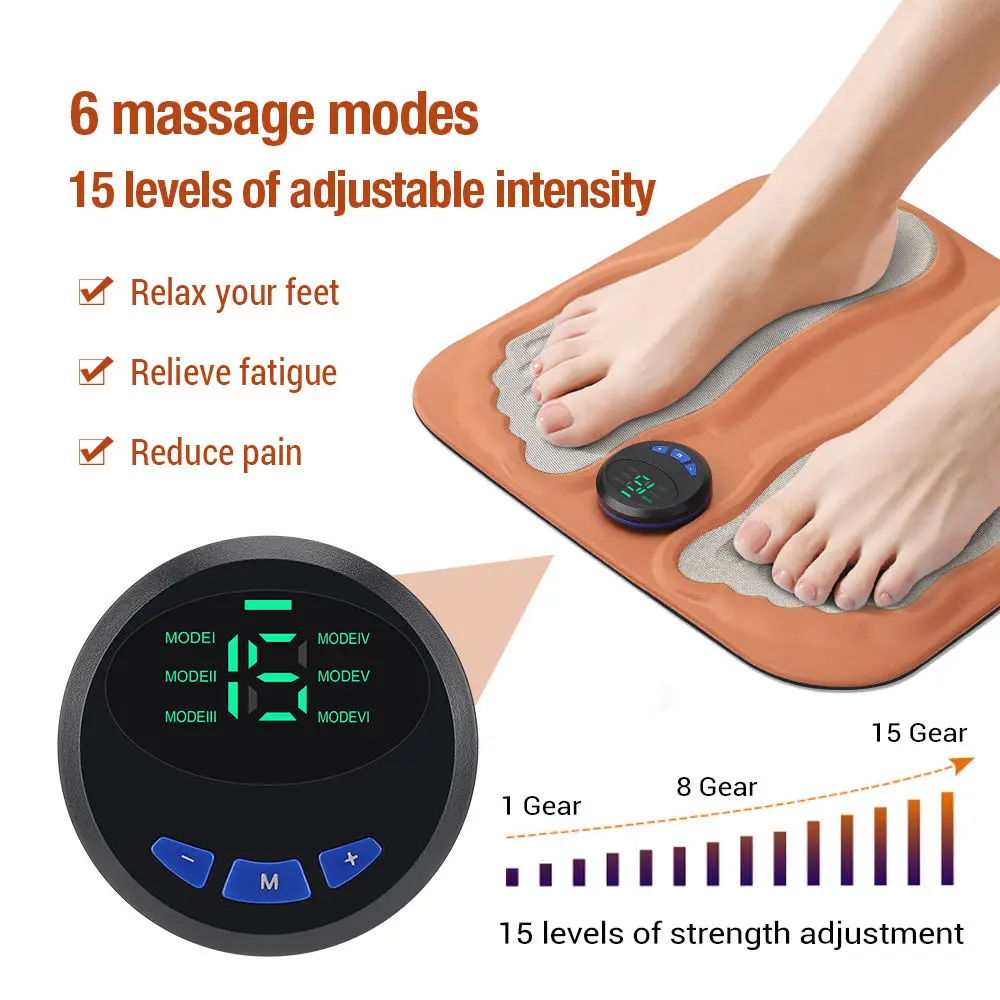 Wireless Remote Foot Massager with Acupoint Pulse