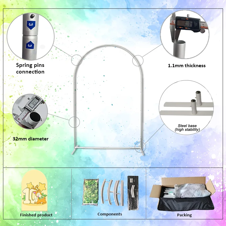 Бесплатный дизайн на заказ, настенная Арка 7 футов, детское украшение на день рождения, свадьбу, вечеринку, двусторонняя АРКА, натяжение, фоновая стойка и чехлы