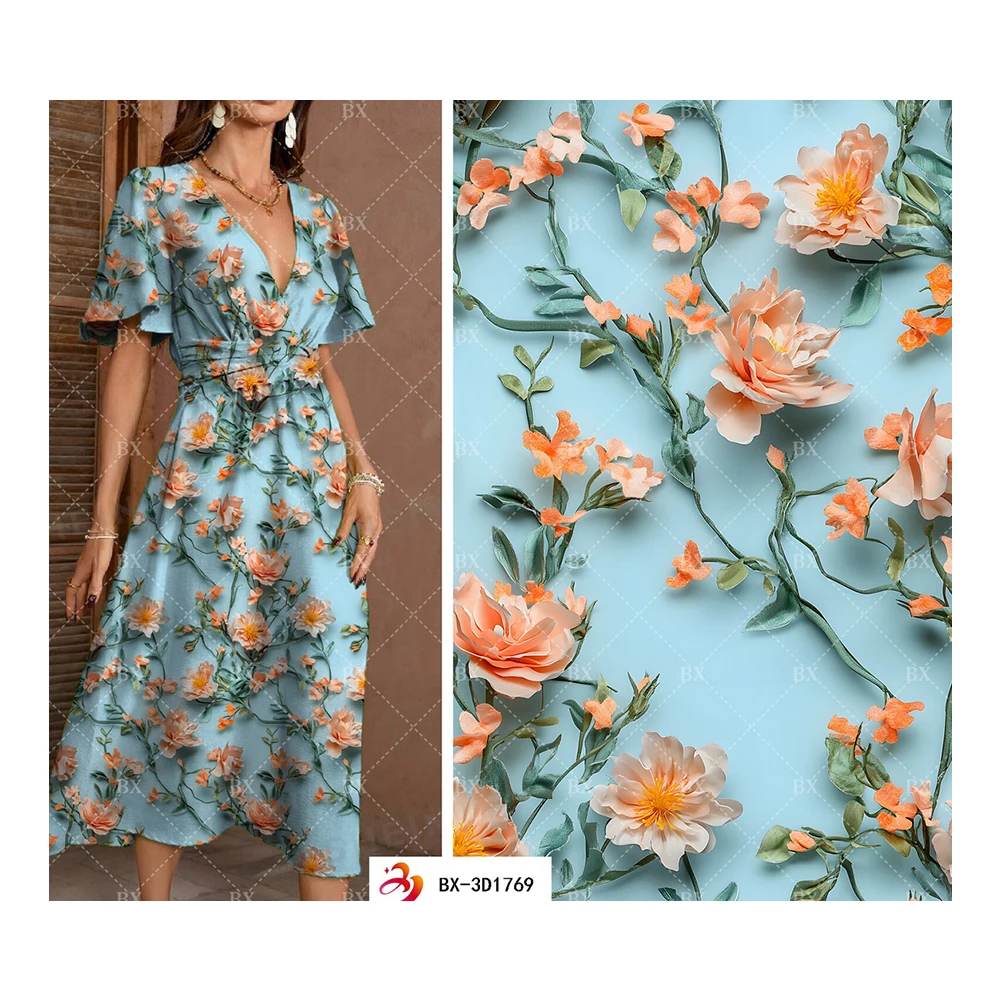 Tela chalis kain вискоза 100%