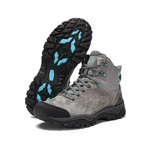 OBM ODM Custom Factory Wholesale Leather Upper Waterproof Outdoor Hiking Boots for Man