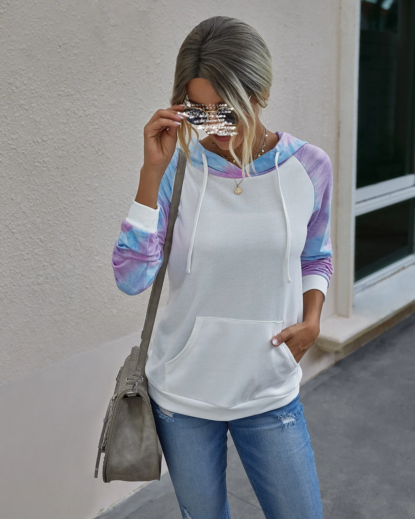 MURRAL Patchwork embroidered sweatshirt Custom Text Patchwork