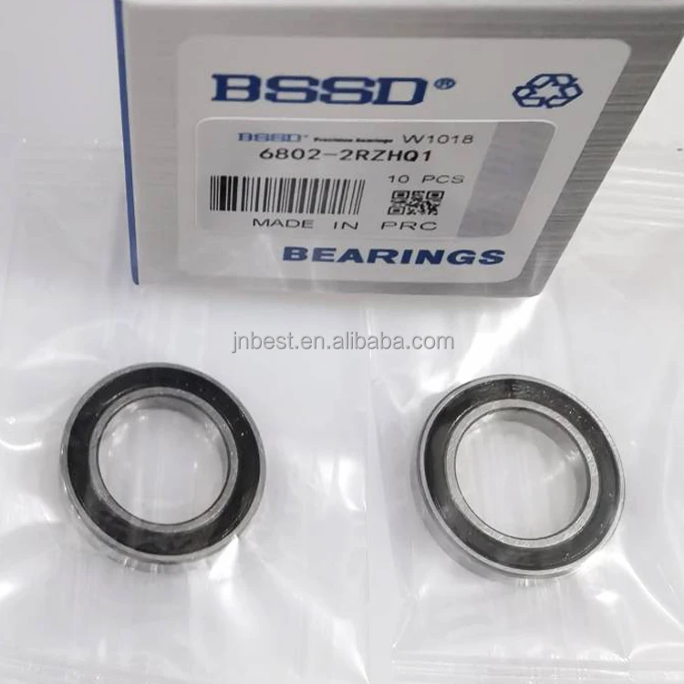 6802 2RS ハイブリッドセラミックベアリング 15x24x5 mm 6802RS