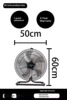 18 inch floor fan [shaking head left and right] five levels