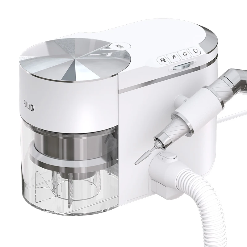 35000RPM Customizable Professional 2-in-1 Dust Collector Nail Grinder Drill with Vacuum Suction  Machine