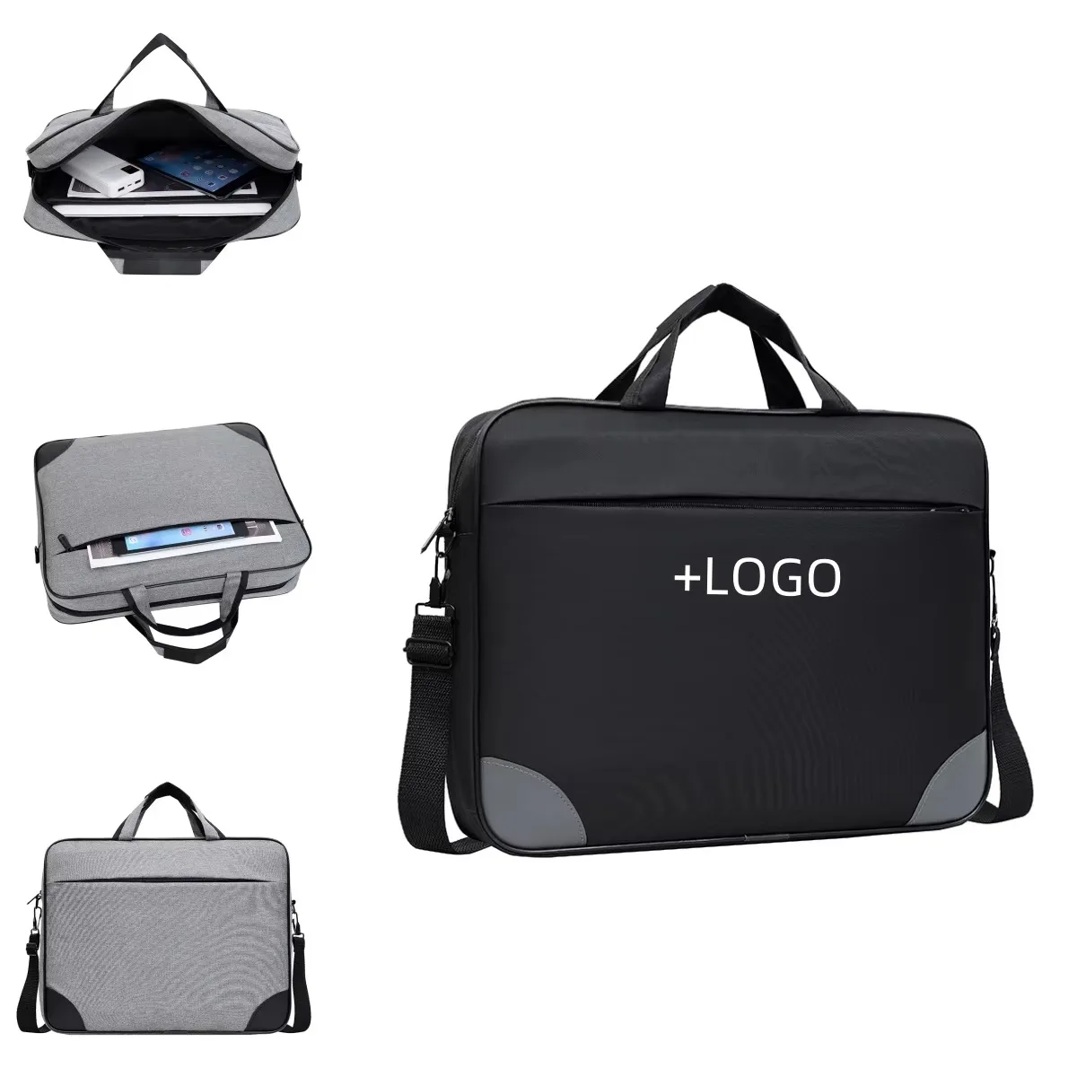Laudtec Nylon Office Laptop Briefcase 16 Inch Sleeve Carry Bags Durable Waterproof Backpack Style Customized Logo Dnb160