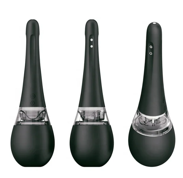 Enema Masturbation Deep Cleaning Container Vagina & Anal Cleaner Douche Bulb Silicone Sex Tool for Women Men