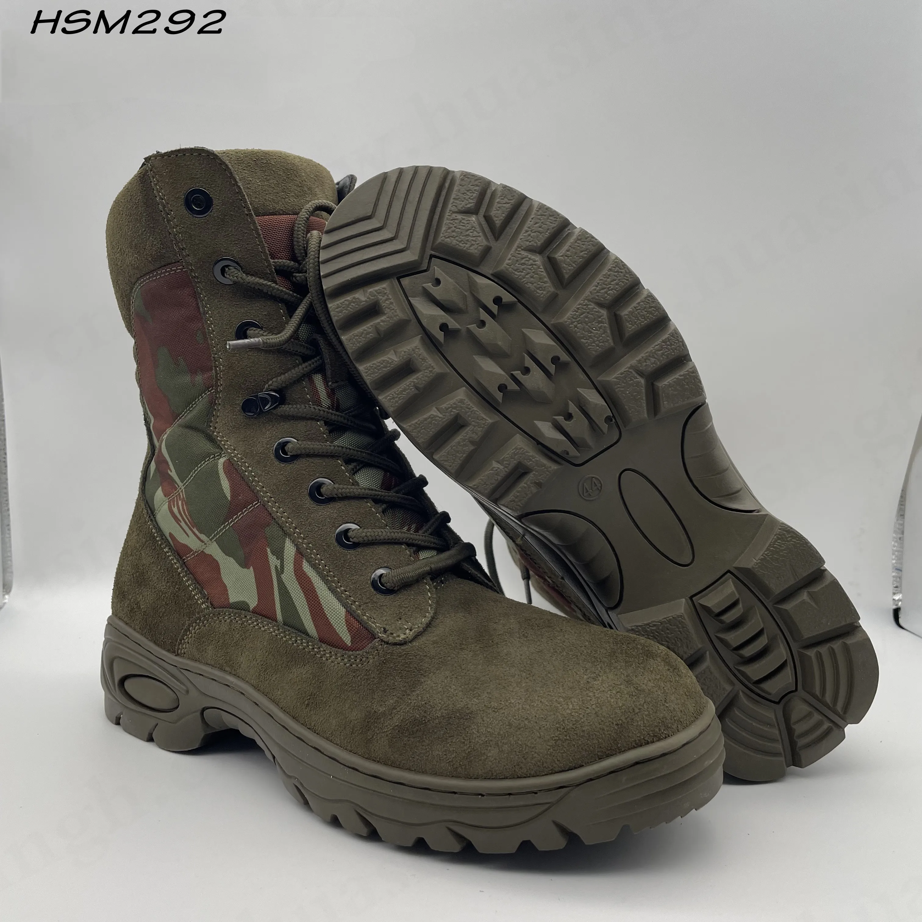 LXG,factory Wholesale Easy Hidden Green Forest Military Boots Anti-slip Rubber Outsole with Stitching Jungle Boots HSM292