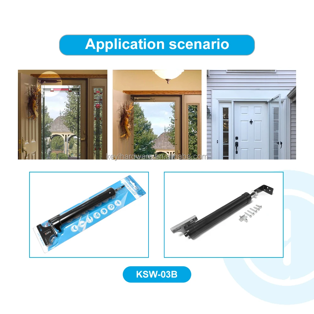 Ksw03b Heavy Duty Australia Aluminium Pneumatic Door Closer Automatic