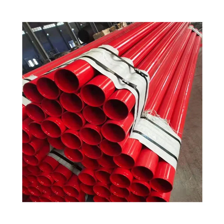 Alibaba.com: Galvanized lined, red plastic coated composite steel tube ...