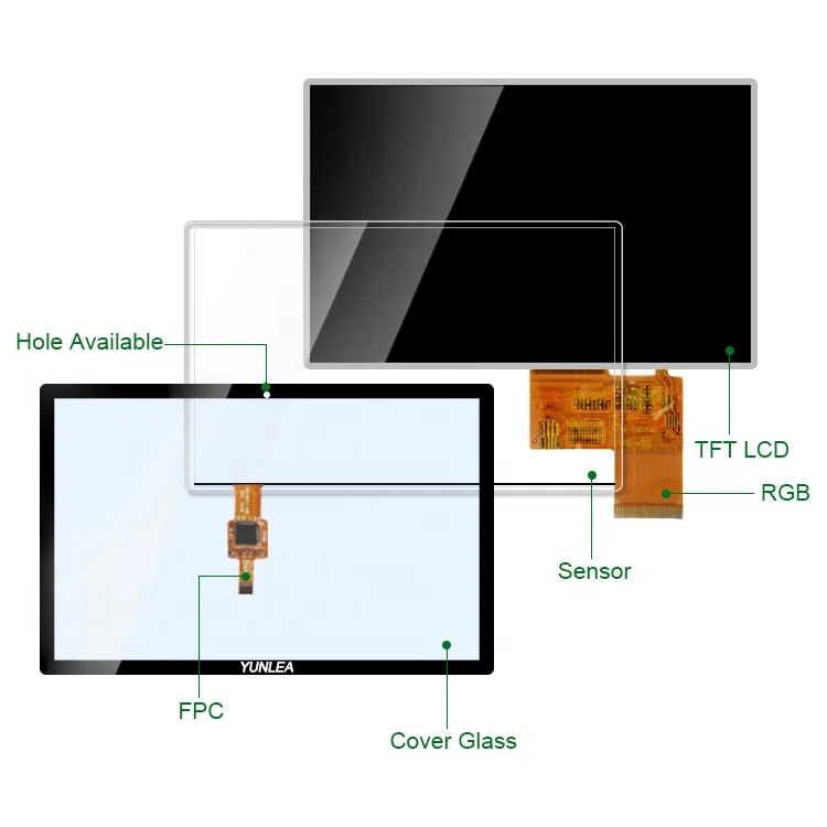 Fast Delivery 7 Inch Raspberry Pi Touch Display Ips Screen Tft Lcd