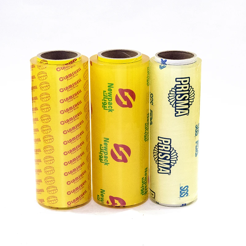 Customization Good Stretch Jumbo Roll Pvc Cling Film Food Grade