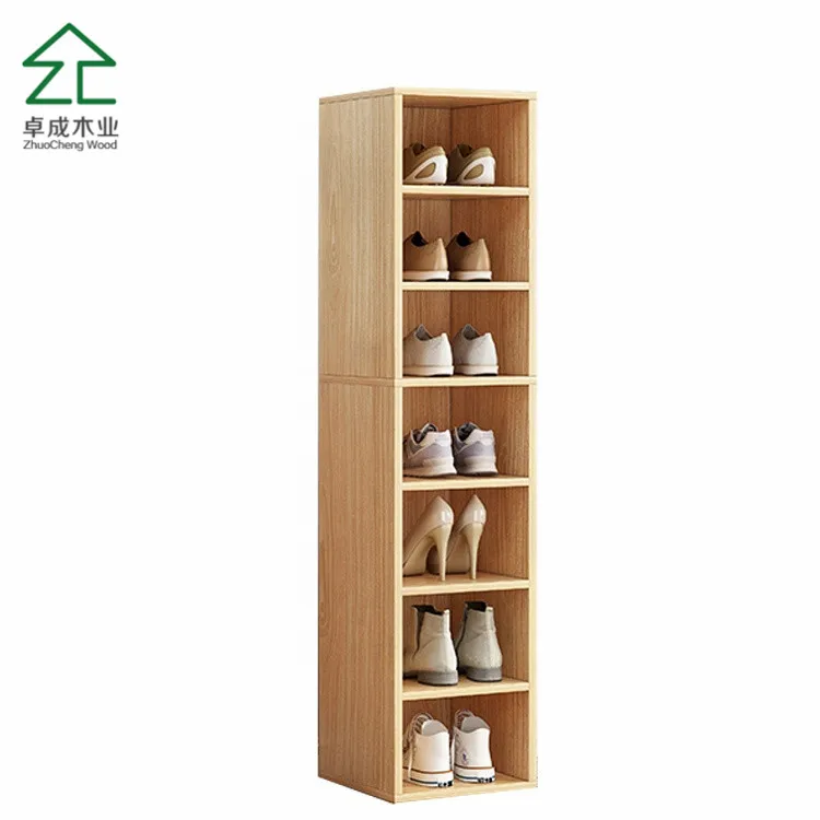 tall white shoe rack